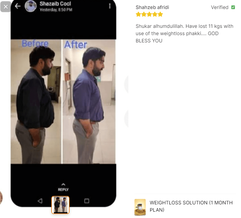 Weightloss Solution (1 Month Plan) By Dr Rubina